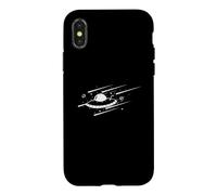 Falling Stars with UFO Night Sky Case for iPhone X/XS
