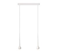 Falling Sun Trace Two Pendant light WHITE Grau SINGLE PIECES