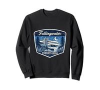 Fallingwater Pennsylvania Modern Architecture Waterfall Sweatshirt
