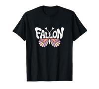 Fallon Butterfly - Personalized Cute Name Word Art T-Shirt