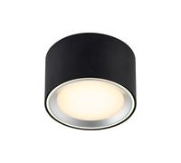 Nordlux Fallon 3 Step Dimming Indoor Downlight/Ceiling Light Black Metal, Intergrated LED Mains Powered-Bedroom, Living Room, Kitchen, Office, Bedside or Study. IP20, Class 2 (Double Insulated)