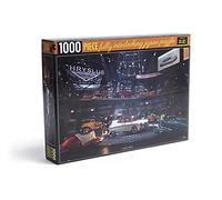 Fallout 1000-Piece Jigsaw Puzzle - Depicting the Chryslus showroom after all the hustle and bustle, full of automated sentries guarding the new Chryslus vehicles (Quiet Night)