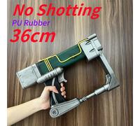 Fallout 4 Gun Laser Rifle Weapon Guns 1:1 Cosplay Role Play Model Gift Toys Rubber No Shooting Safety PU Rubber Halloween Toy 45x15cm