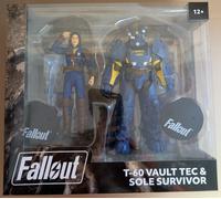 Fallout 4 T-60 Vault Tec and Sole Survivor 7-Inch Scale Action Figure 2-Pack