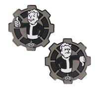 Fallout Black & White Collectible Decision Coin in Grey Fallout Grey