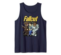 Fallout Character Cartoon Portraits TV Show Tank Top