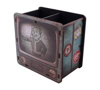 Fallout Desk Tidy - Official Vault-Tec Retro TV Pen & Pencil Holder in Grey Fallout Grey