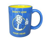 Fallout Don't Lose Your Head Mug, Blue