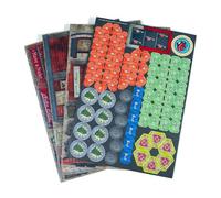 Modiphius Entertainment: Fallout: Factions - Tokens & Terrain Pack 1 - Punch-Out Pieces & 86 Tokens, Tabletop RPG Accessory, Expands The Starter Set