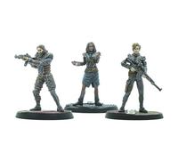 Modiphius Entertainment: Fallout: Wasteland Warfare Raiders - Operators Bosses - 3 Figures, Nuka World Wave, 32mm Multi-Part Resin Unpainted Mniatures