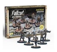 Modiphius Entertainment Miniatures - Fallout: Wasteland Warfare - Railroad: Operatives - Unpainted