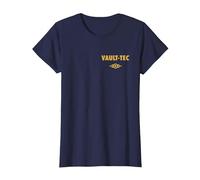 Fallout Front and Back Vault-Tec Vault Suit 33 TV Show T-Shirt, Women, Navy Blue, X-Large