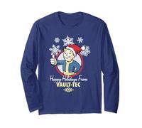 Fallout Happy Holidays from Vault-Tec Christmas Video Game Long Sleeve T-Shirt