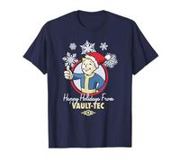 Fallout Happy Holidays from Vault-Tec Christmas Video Game T-Shirt