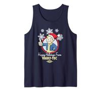 Fallout Happy Holidays from Vault-Tec Christmas Video Game Tank Top