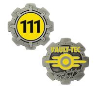Fallout Limited Edition Vault 111 Door Coin - Official Collectible Merchandise - Premium Metal Fan Gift