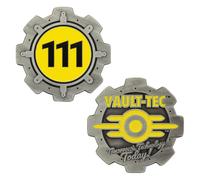 Fallout Limited Edition Vault 111 Door Limited Edition Numbered Coin Fallout Multicolor