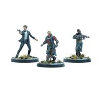 Modipihus Entertainment: Fallout: Miniatures - Raiders: Crater Warlords -3 RPG Miniatures, Wilds of Appalachia Wave, Unpainted Resin Figures, Licensed