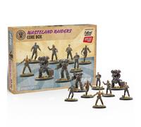Modiphius Entertainment: Fallout: Miniatures - Wasteland Raiders Core Box - 8 Plastic 32mm Figures & Bases, Unpainted & Unassembled, Tabletop RPG Set