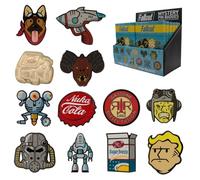 Fallout Mystery Pin Badge CDU Containing 12 Blind Boxes by Fanattik