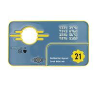 Fallout New Vegas Vault 21 Security Keycard Limited Edition Replica in Blue Fallout Blue
