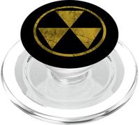 Fallout Nuclear Symbol Retro Fade Distressed PopSockets PopGrip for MagSafe