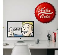 Fallout Nuka-Cola Bottle Cap Tin Sign