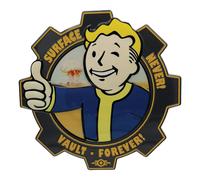 Fallout Officially Licensed Vault Boy Resin Plaque with Stand Fallout Multicolor