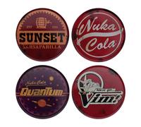 Fallout Set of Four Metal Drinks Coasters