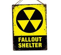 Fallout Shelter - Medium Twine | Printed Metal Wall Sign Plaque