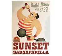 Fallout Sunset Sarsaparilla Build Mass Limited Edition A3 Art Print Fallout Multicolor A3