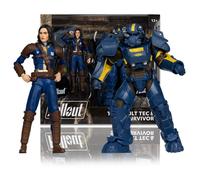 Fallout: T-60 Vault Tec and Sole Survivor 7-Inch Figure 2 Pack