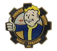 Fallout Vault Boy Resin Plaque - 200x198mm Collectible with Stand & Wall Hook