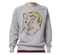 Fallout - Vault Boy Vintage Sweatshirt, Grey (Sport Grey), Medium