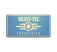 Fallout | Vault-TEC | Metal Stamped License Plate