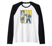 Fallout Vault-Tec Trading Card TV Show Raglan Baseball Tee
