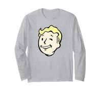 Fallout Video Game Front and Back Vault Boy End of the World Long Sleeve T-Shirt