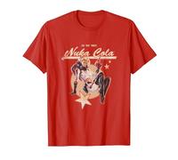 Fallout Video Game Retro Nuka Cola Ad T-Shirt, Men, Red, Large