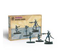 Modiphius Entertainment: Fallout: Wasteand Warfare Raiders - Disciples Leaders - 3 Figures, Nuka World Wave, 32mm Multi-Part Resin Unpainted Mniatures