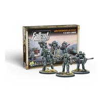 Fallout Wasteland Warfare: Brotherhood of Steel - Heavy Armor (T45) - 3 Miniatures, 32mm Unpainted Figures