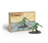 Modiphius Entertainment: Fallout: Wasteland Warfare - Creatures: Gatorclaw - 1 Figure, 32mm Unpainted Resin Miniature & Scenic Base, Tabletop RPG Game