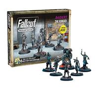 Fallout Wasteland Warfare: Raiders - The Forged - 6 Unpainted Resin Miniatures, Includes Scenic Bases, 32MM Scale Figures, Tabletop Roleplaying Game Minifigures