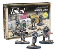 Fallout: Wasteland Warfare - Unaligned: T-45 Power Armor Board Game - Brand New