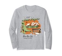Fallout Welcome to New Vegas Dino Dee-Lite Video Game Long Sleeve T-Shirt