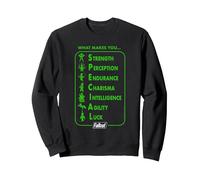 Fallout What Makes You SPECIAL Video Game Sweatshirt, Adult Unisex, Black, Small