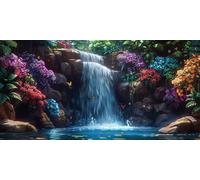 Falls Diamond Art, Pattern Butterfly Diamond Painting Kits for Adults 5D DIY Full Round Drill Gem Crystal Art Kits Crafts for Adults Beginner for Home Decor, Room Decor, Gifts 32x64inch -bby2603V2