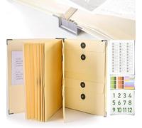 Falls Ich Sterbe Folder | When I Die Folder | Accordions Important Life Family Document Folder with Pockets | Multifunctional Folder Pockets Storage Emergency Files for Home & Office
