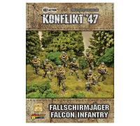 Konflikt '47 Weird World War II - German Fallschirmjager Falcon Infantry (8) (28mm scale)