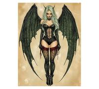 Fallsen Angel Paint by Numbers for Adults, FigureArt Painting by Numbers for Adults with Canvas for Painting 20 x 28 In Acrylic Paint Set Brush,Canvas Wall Art Supplies for Room Decor Gifts model-0784