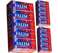 Falım Strawberry Flavored Sugar-Free Chewing Gum Flavored Sugar-Free Chewing Gum 300 pcs (5pcs in each pack, 60 packs in total) by Pufai Grocery